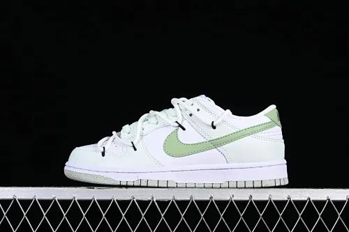 All categories Nk SB Dunk series Nk SB Dunk Low low-top sneakers J version Nk Dunk Low "White Mint" light green strap deconstruction SB smashed backboard fashion casual sneakers DN1431-102